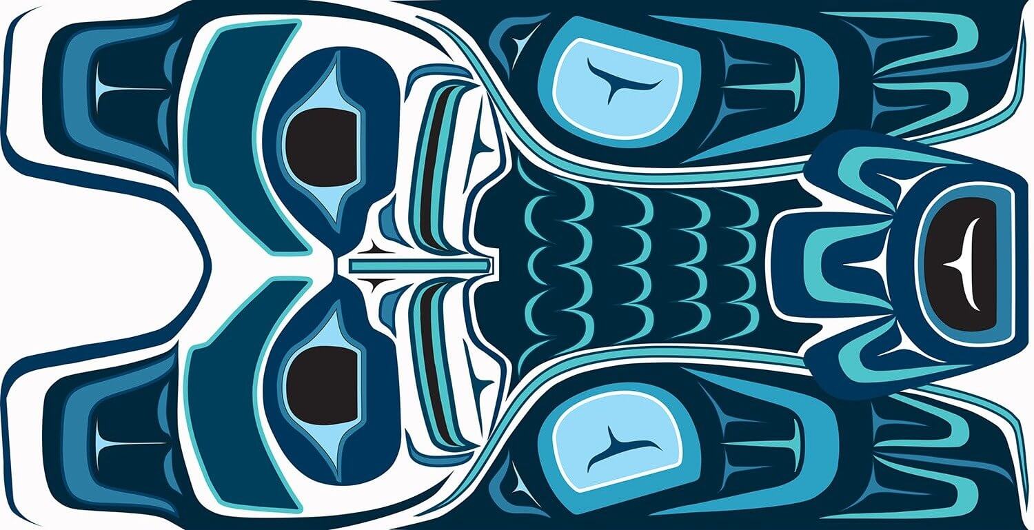 "Eagle Totem", Haida Artist - Gah Ghin Skuss