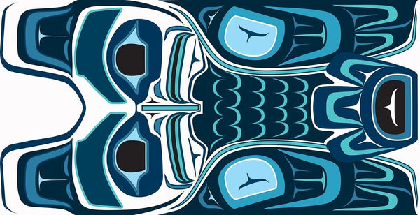 "Eagle Totem", Haida Artist - Gah Ghin Skuss
